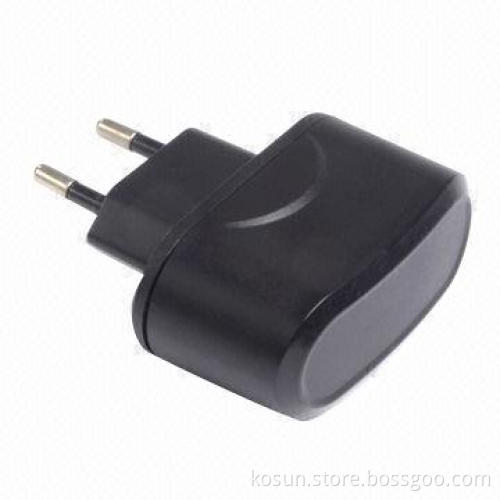 USB Travel Charger with 100 to 240V AC Input Voltage, 50/60Hz Frequency